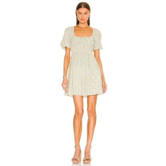 Anthropologie Faithfull The Brand Sylvie Mini Dress Sabinosa Floral Print 12 NWT - Picture 17 of 17